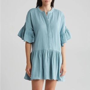 Maisie Double Cotton Gauze Minidress Size M